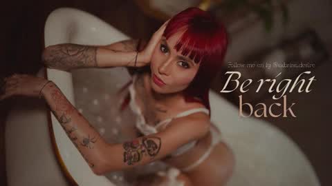 Sabrina online show from November 3, 2025, 7:59 pm