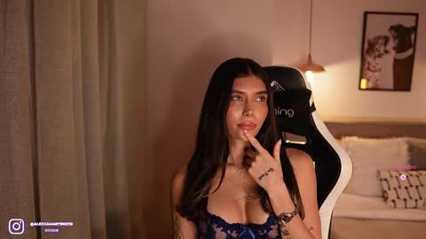 Snapshot of abril_w18 chatting on March 28, 2026, 12:32 am My name is Alexa. Please say hello I like to chat with you. If you have requests please use tip online show from March 28, 2026, 12:32 am