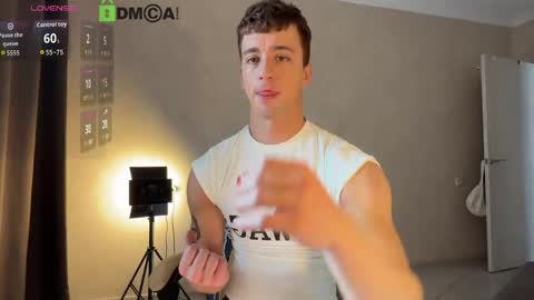 Snapshot of adampolerno chatting on May 7, 2026, 12:54 pm Hi Im Adam Glad to see u here 3 And its my first day online show from May 7, 2026, 12:54 pm