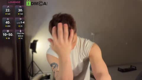 Snapshot of adampolerno chatting on May 20, 2026, 2:01 pm Hi Im Adam Glad to see u here 3 And its my first day online show from May 20, 2026, 2:01 pm