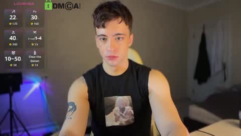 Snapshot of adampolerno chatting on June 12, 2026, 12:31 am Hi Im Adam Glad to see u here 3 And its my first day online show from June 12, 2026, 12:31 am