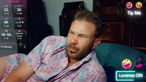 Blue Eyed Handsome Man online show from April 24, 2026, 11:18 pm