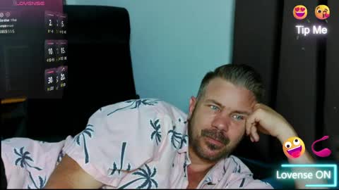 Snapshot of ahardman10 chatting on May 23, 2026, 12:05 am Blue Eyed Handsome Man online show from May 23, 2026, 12:05 am