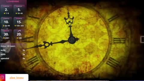 ALE LOVE online show from December 13, 2024, 3:05 am