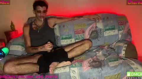 Snapshot of alex_and_charlie chatting on July 12, 2026, 8:05 am alex_and_charlie online show from July 12, 2026, 8:05 am