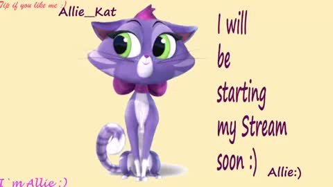 Snapshot of allie__kat chatting on June 14, 2026, 1:13 pm Allie online show from June 14, 2026, 1:13 pm