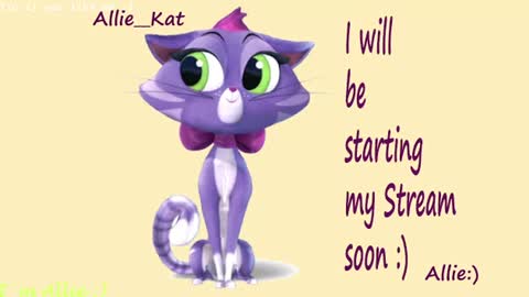 Allie online show from July 26, 2026, 2:02 pm