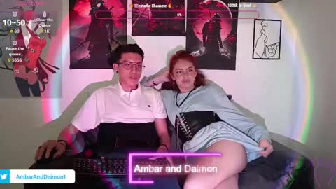 AMBAR AND DAIMON online show from September 12, 2025, 5:24 pm