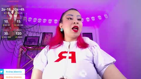 Andrea Bloomix online show from October 25, 2025, 1:18 pm