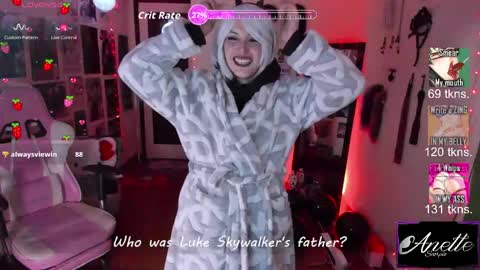 Anette Scorpio online show from April 24, 2026, 12:13 am