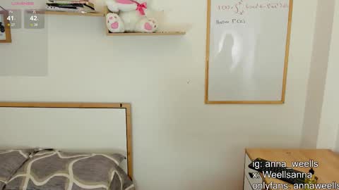  Anna Weells  online show from February 23, 2026, 1:30 pm