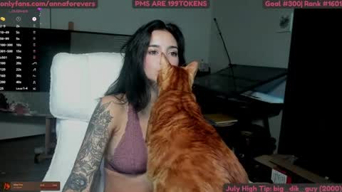 Anna Forevers online show from July 31, 2026, 2:33 am