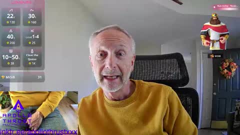 Apollo Thrust online show from December 3, 2025, 7:45 pm