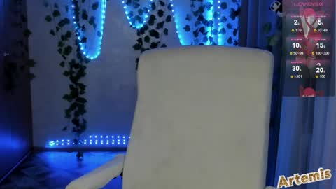 Snapshot of artemis696 chatting on June 3, 2026, 5:51 pm Artemis my pvt is open and lovense is active online show from June 3, 2026, 5:51 pm