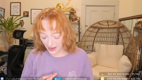 Beck the tongue online show from January 24, 2025, 10:41 pm