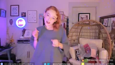 Beck the tongue online show from October 2, 2025, 10:06 pm