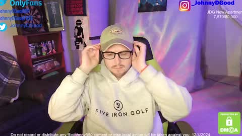 Snapshot of bigjohnny550 chatting on December 10, 2024, 12:17 am Johnny D Good online show from December 10, 2024, 12:17 am