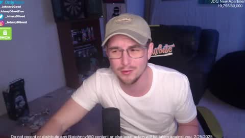 Snapshot of bigjohnny550 chatting on February 26, 2025, 2:48 am Johnny D Good online show from February 26, 2025, 2:48 am