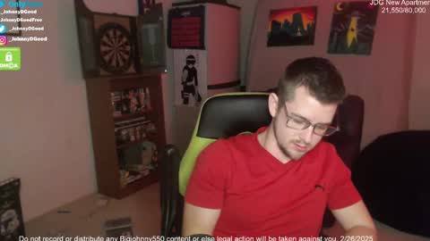 Snapshot of bigjohnny550 chatting on February 26, 2025, 11:15 pm Johnny D Good online show from February 26, 2025, 11:15 pm