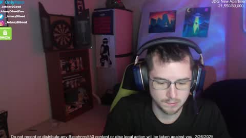 Snapshot of bigjohnny550 chatting on February 28, 2025, 3:59 pm Johnny D Good online show from February 28, 2025, 3:59 pm