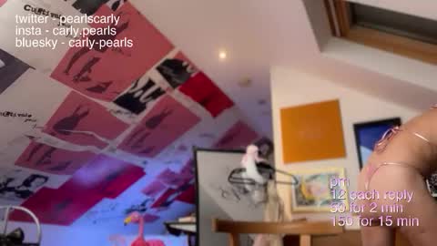 Carly Pearls online show from September 15, 2025, 11:05 pm