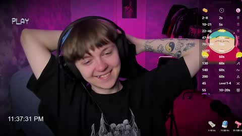 Snapshot of charonbaby1 chatting on January 12, 2025, 8:36 pm lynxy online show from January 12, 2025, 8:36 pm