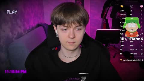 Snapshot of charonbaby1 chatting on February 10, 2025, 8:10 pm lynxy online show from February 10, 2025, 8:10 pm