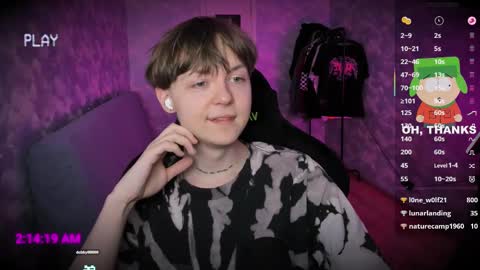 Snapshot of charonbaby1 chatting on February 19, 2025, 11:14 pm lynxy online show from February 19, 2025, 11:14 pm