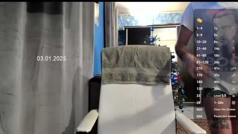 Snapshot of crissstud chatting on January 3, 2025, 8:01 pm Criss online show from January 3, 2025, 8:01 pm