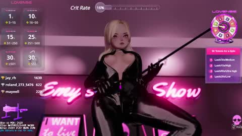 Snapshot of emyliveshow chatting on March 4, 2025, 8:24 am Hentai Hostess Club online show from March 4, 2025, 8:24 am