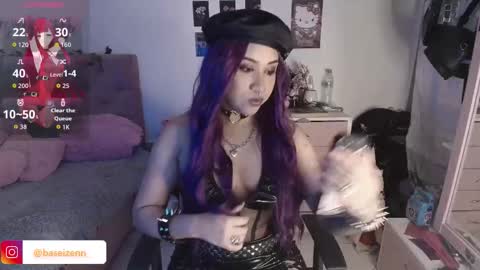 Snapshot of exodiakinky chatting on November 12, 2025, 2:56 am Goddess Exodia please help me reach 100 thumbs up online show from November 12, 2025, 2:56 am