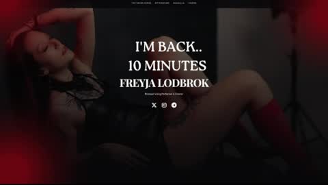 Snapshot of freyjalodbrok chatting on June 1, 2026, 7:37 pm Call me Lilith online show from June 1, 2026, 7:37 pm