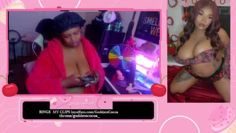 Goddess Cocoa online show from March 30, 2026, 11:55 am