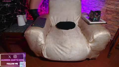 Snapshot of goddessjuliettenoiir chatting on June 3, 2026, 11:02 am Goddes Juliette Noiir online show from June 3, 2026, 11:02 am
