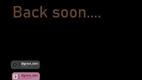 Grace clarc online show from March 23, 2026, 3:05 pm