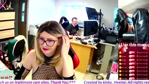 Snapshot of hexme_kinky_office chatting on February 4, 2025, 9:38 am hexme_kinky_office online show from February 4, 2025, 9:38 am