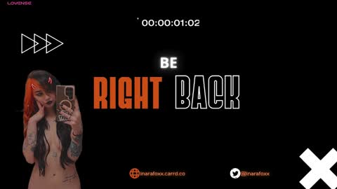 Inarafoxx online show from January 9, 2025, 8:11 pm