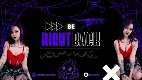 Inarafoxx online show from September 14, 2025, 3:27 am