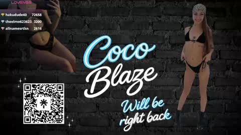 CoCo Blaze online show from April 23, 2026, 3:30 am