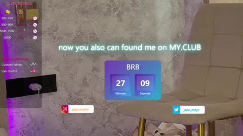 your kitty JANE roawww online show from January 27, 2025, 11:11 am