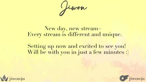 Jiwon online show from December 23, 2024, 7:38 am