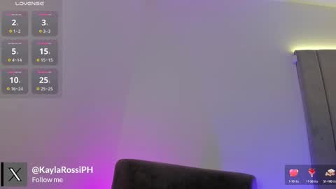 Snapshot of kaylarossi chatting on October 13, 2025, 6:08 pm Kayla online show from October 13, 2025, 6:08 pm