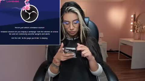 Snapshot of la_monitora chatting on July 3, 2026, 11:49 am T A T I A N A online show from July 3, 2026, 11:49 am
