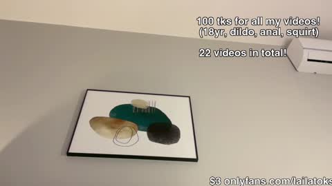 lailatoks - TIP 100 tks  get all my videos 22 VIDEOS SQUIRT PUSSY DILDO online show from December 21, 2024, 3:36 am