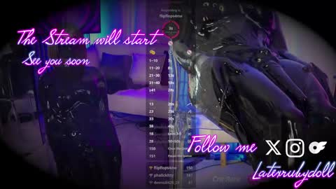 Latex Ruby online show from February 22, 2025, 3:56 am