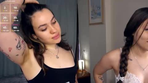 Hey hey our name is Mia  Elfy Lovense is active time to play   PVT IS OPEN  online show from October 24, 2025, 6:10 am