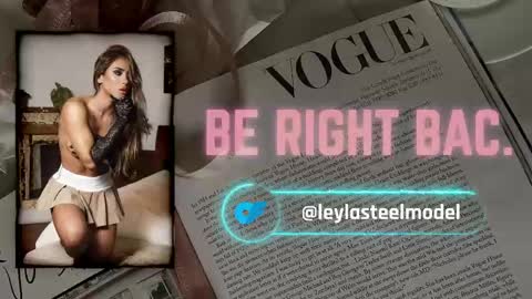 INSTA leylasteel model         online show from May 23, 2026, 4:00 pm