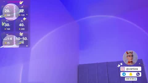 Liiam Luna online show from September 21, 2025, 9:11 am