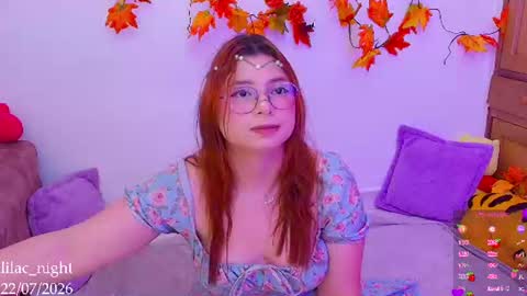 Snapshot of lilac_night chatting on July 22, 2026, 5:27 pm Jen online show from July 22, 2026, 5:27 pm