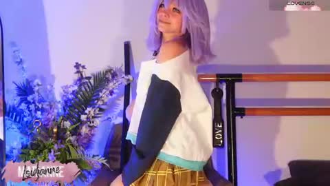 Snapshot of loidjanne chatting on August 6, 2026, 12:12 am Janne Miller 9pm to 3am GMT-5 online show from August 6, 2026, 12:12 am